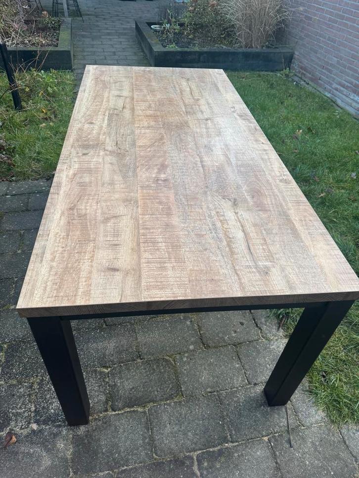 Mooie houten eetkamertafel, Huis en Inrichting, Tafels | Eettafels, Zo goed als nieuw, 100 tot 150 cm, 150 tot 200 cm, Vier personen