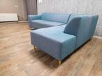 GRATIS BEZORGEN | Zeer Mooi Blauwe Hoekbank, Info@banxtel.nl, Verzenden, Hoekbank, Hoekbank