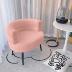 Teddy fauteuil halve cirkels roze, Ophalen, Overige materialen, Overige kleuren, Nieuw