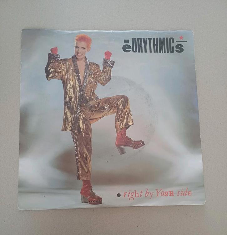 Eurythmics  - Right By Your Side, Cd's en Dvd's, Vinyl Singles, Gebruikt, Single, Pop, 7 inch, Ophalen of Verzenden
