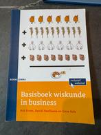 Basisboek wiskunde in business, Boeken, Studieboeken en Cursussen, Ophalen of Verzenden, Beta, Zo goed als nieuw, HBO