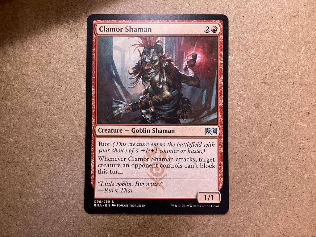 1x Clamor Shaman [096/259] (Excellent), Ophalen of Verzenden, Zo goed als nieuw, Losse kaart