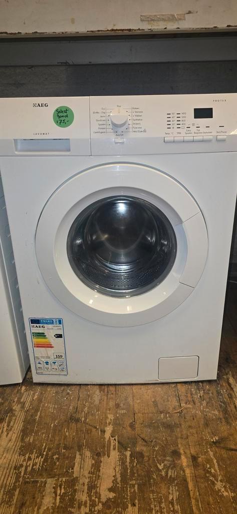 Zgan Aeg wasmachine A++ met garantie, Witgoed en Apparatuur, Wasmachines, Zo goed als nieuw, 6 tot 8 kg, 85 tot 90 cm, 1600 toeren of meer