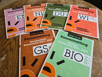 Samenvattingen Examen overzicht Vmbo tl/gl 23-24 beschikbaar voor biedingen