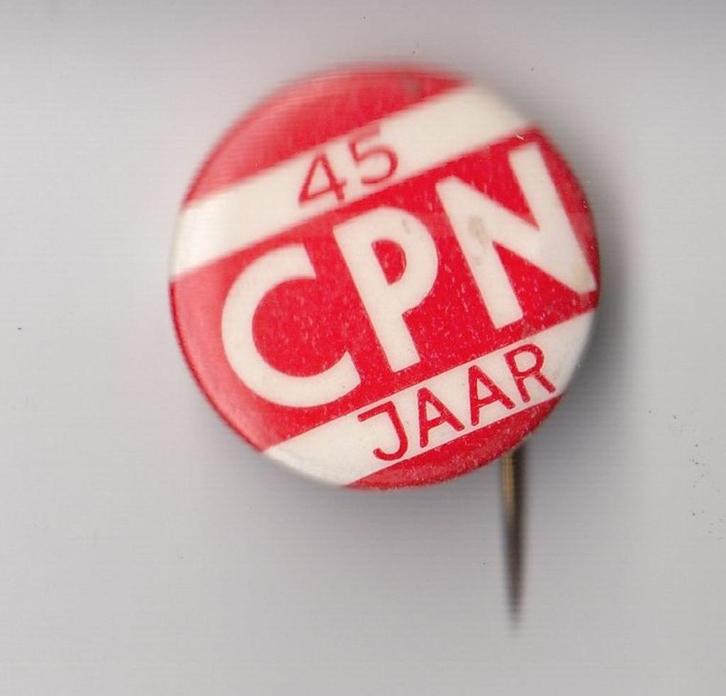 CPN Communistische Partij Nederland Politiek speldje, Verzamelen, Speldjes, Pins en Buttons, Gebruikt, Speldje of Pin, Overige onderwerpen