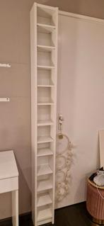 GNEDBY Wandmeubel wit 202 cm   2 stuks, Ophalen, Hout, Cd's, 150 discs of meer