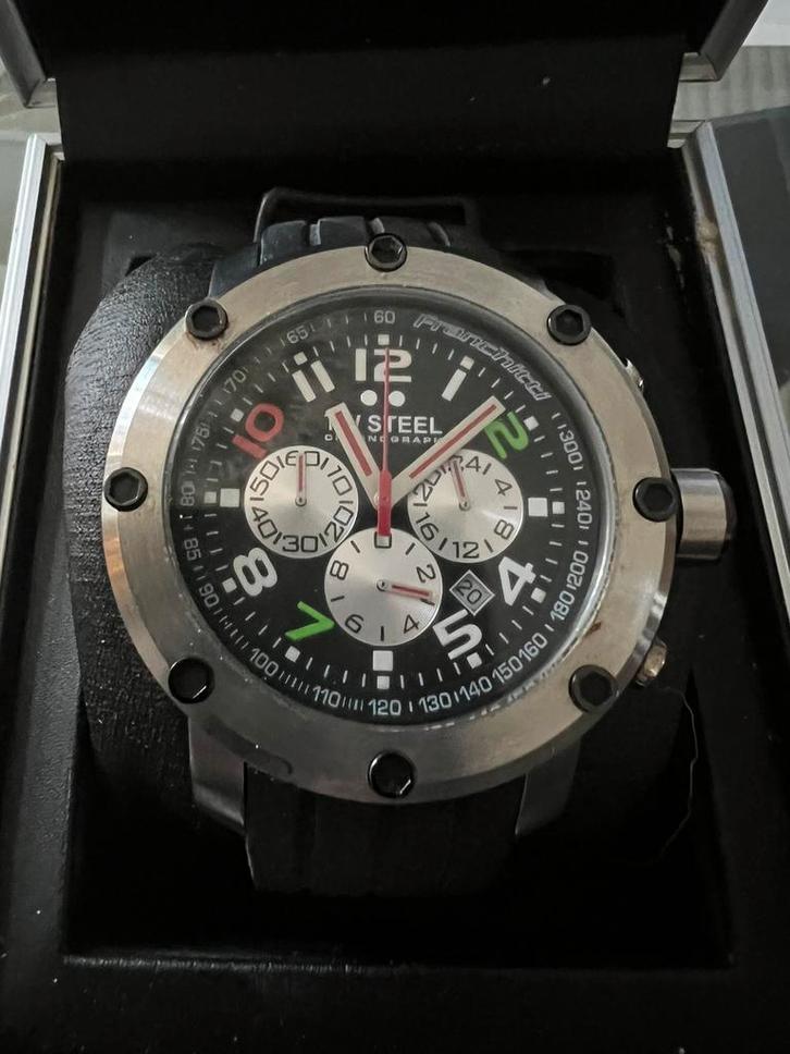 tw steel race horloge NIEUW, Sieraden, Tassen en Uiterlijk, Sporthorloges, Zo goed als nieuw, Android, Zwart, Ophalen