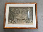 Heeren Staten van Holland gravure in lijst, Antiek en Kunst, Kunst | Etsen en Gravures, Ophalen of Verzenden