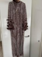 Prachtige Avondjurk - Galajurk, Bruin, Maat 46/48 (XL) of groter, Ophalen of Verzenden, Zo goed als nieuw