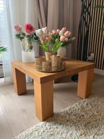 Massief Beuken bijzettafel 60x60, Ophalen, Gebruikt, 50 tot 100 cm, 50 tot 75 cm