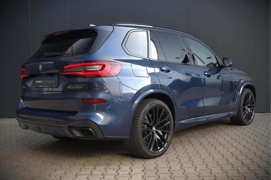 BMW X5 xDrive45e High Executive | Panoramadak | Harman Kardo, Auto's, Gebruikt, 394 pk, Blauw, Vierwielaandrijving