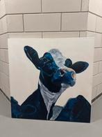 Schilderij koe figuratief modern, Ophalen of Verzenden