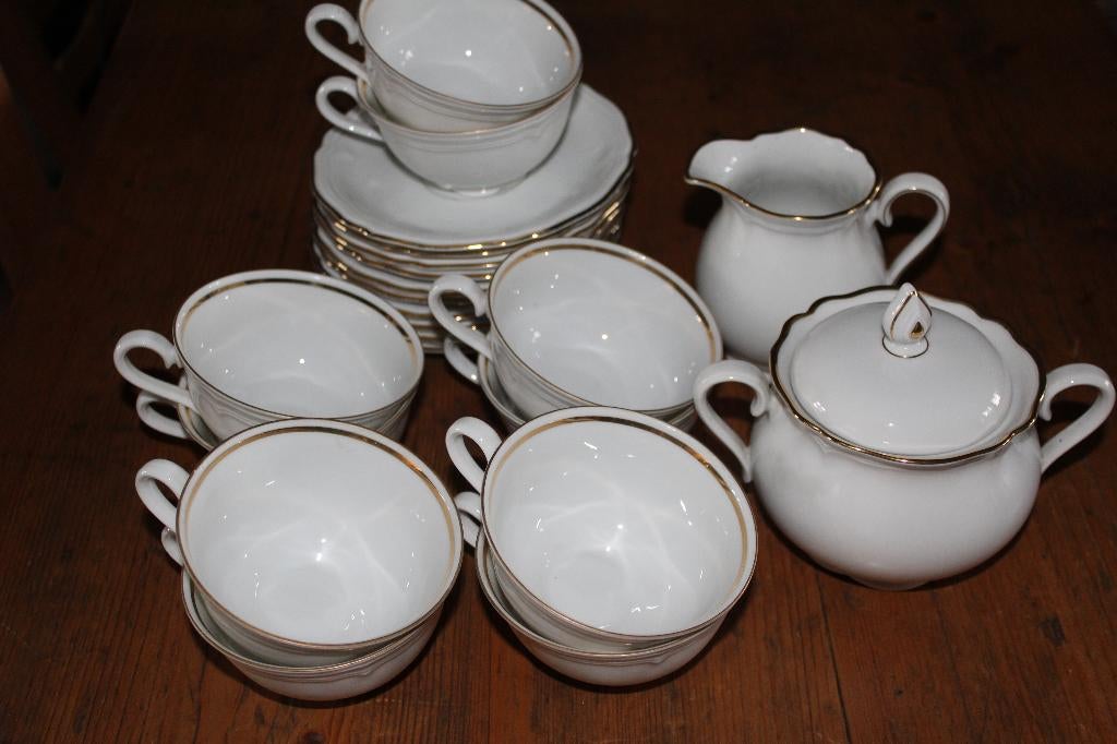 Theeservies, antiek, Seltmann Weiden, Antiek en Kunst, Antiek | Porselein, Ophalen of Verzenden