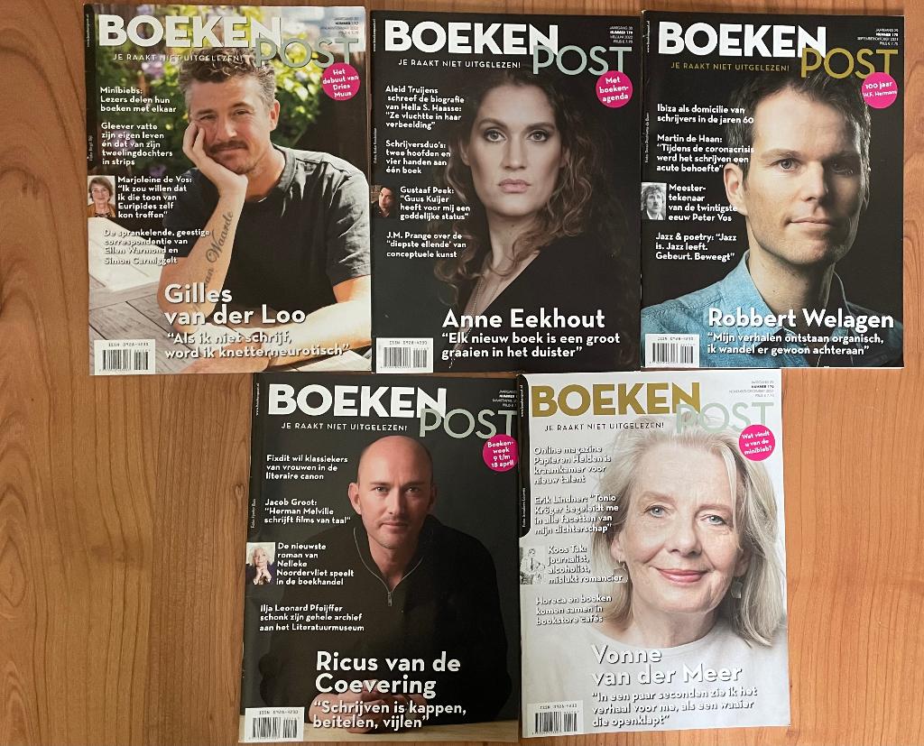 5 x Boekenpost het magazine, Ophalen of Verzenden, Gelezen