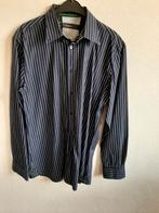 Stones heren overhemd maat M., Stones, Zwart, Zo goed als nieuw, Halswijdte 39/40 (M)