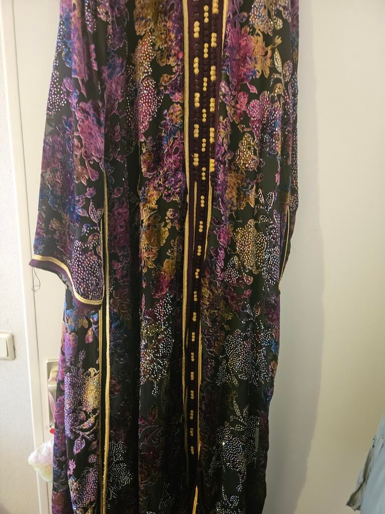Marokkaanse jurk, Kleding | Dames, Gelegenheidskleding, Ophalen of Verzenden, Zo goed als nieuw, Blauw, Overige typen
