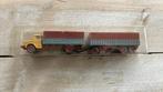 Iveco H0 vrachtwagen met aanhanger modelspoor H0 / 1:87, Ophalen of Verzenden, Zo goed als nieuw, Bus of Vrachtwagen, Wiking