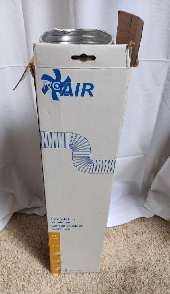 Nieuwe NOAIR Flexibele Aluminium Buis Ø125mm, 3m, Ophalen of Verzenden