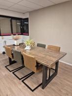 Partij tafels en stoelen, 200 cm of meer, Zo goed als nieuw, Rechthoekig, 50 tot 100 cm