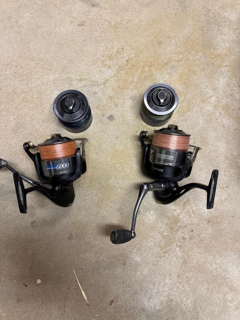 2x preston competition pcr 6000 molens, Watersport en Boten, Ophalen, Gebruikt, Molen