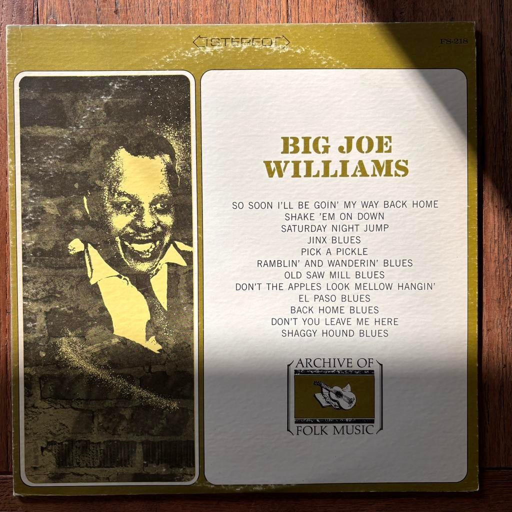 Big Joe Williams ‎- Big Joe Williams (LP) 1968 US, 1960 tot 1980, Gebruikt, Ophalen of Verzenden, 12 inch