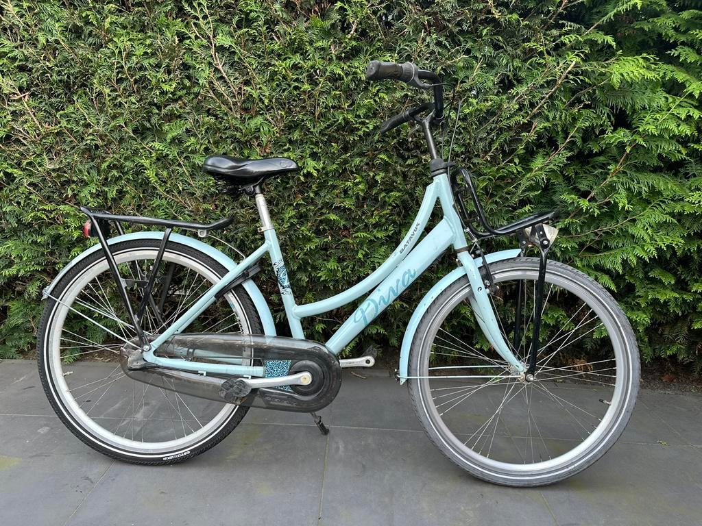 Batavus diva 26 inch meisjesfiets 3 versnellingen, Ophalen, Gebruikt, 26 inch of meer, Handrem