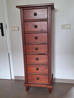 Ladenkast Kersenhout, Ophalen, 5 laden of meer, 100 tot 150 cm, 50 tot 100 cm