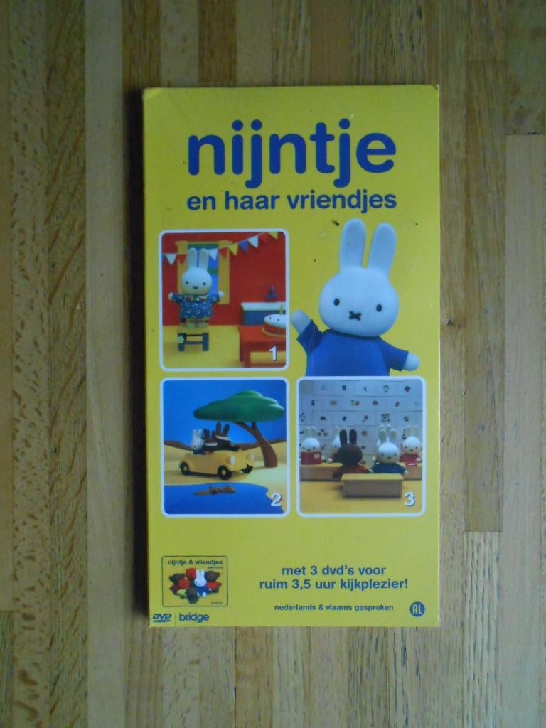 Nijntje en haar vriendjes - 3x DVD, Alle leeftijden, Ophalen of Verzenden, Nieuw in verpakking