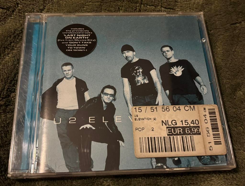 Muziek cd/Album: U2 - Elevation, Cd's en Dvd's, Cd's | Rock, Gebruikt, Poprock, Ophalen of Verzenden