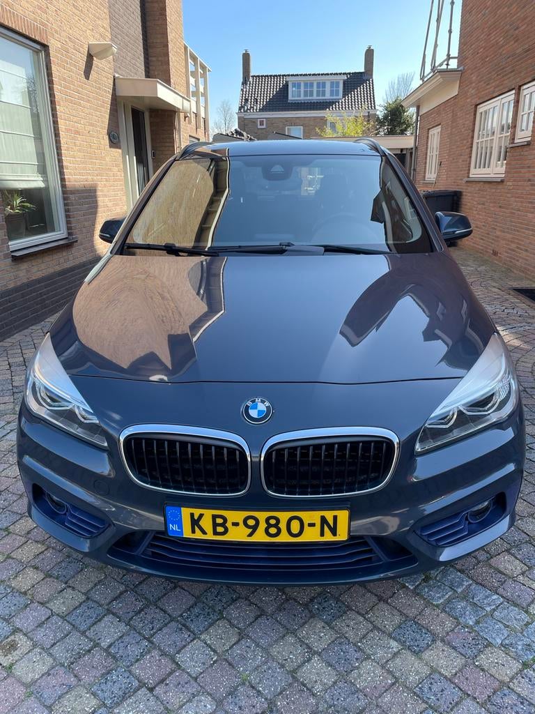 BMW 2-Serie Active Tourer 2.0 218D AUT 2016 Grijs, Auto's, BMW, Stof, 1995 cc, Euro 6, 4 cilinders