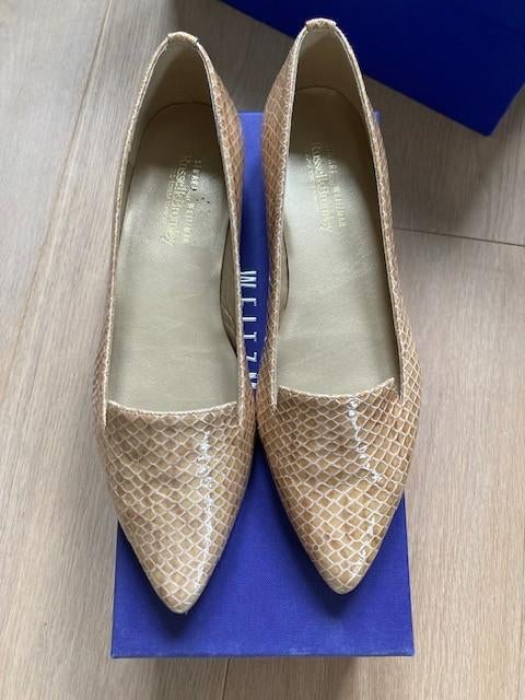 Stuart Weitzman - dames instapper - maat 37 - bijna nieuw, Verzenden, Zwart, Zo goed als nieuw, Schoenen met lage hakken