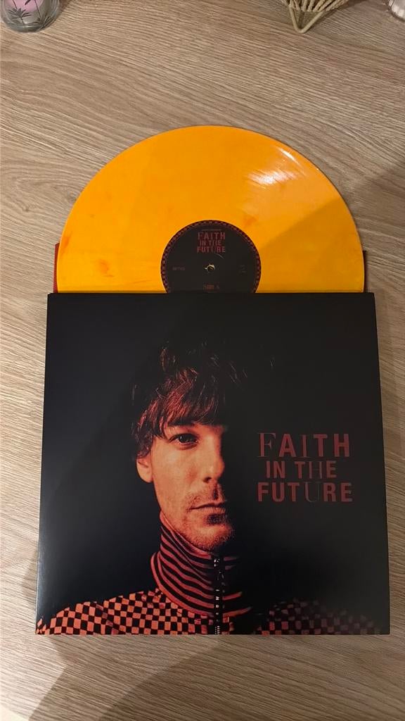 Louis Tomlinson faith in the future orange marble lp vinyl, Ophalen of Verzenden, 12 inch, Nieuw in verpakking, Colored vinyl