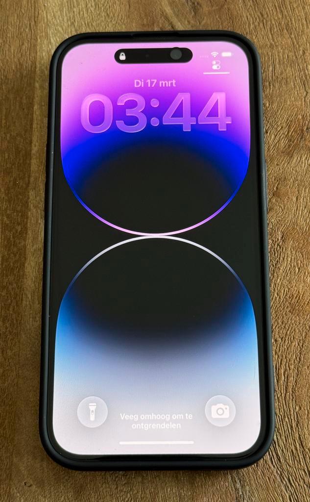 iPhone 14 Pro 128 GB Paars, Telecommunicatie, Mobiele telefoons | Apple iPhone, Zo goed als nieuw, 128 GB, Zonder abonnement, Zonder simlock