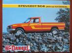 Peugeot 504 pick-up 4x4 Dangel (1984), Boeken, Auto's | Folders en Tijdschriften, Ophalen of Verzenden, Nieuw, Peugeot