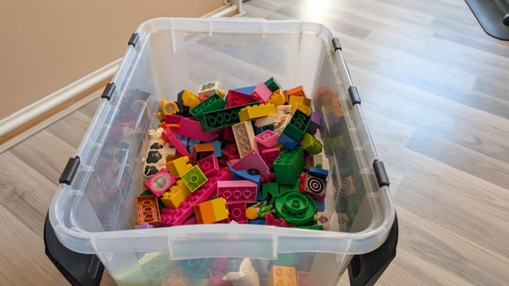 Grote doos met diverse Duplo en LEGO Friends, Gebruikt, Lego, Friends, Ophalen of Verzenden