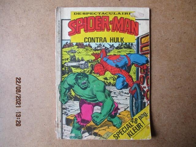adv4551 spider-man contra hulk, Eén comic, Ophalen, Gelezen, Overige gebieden
