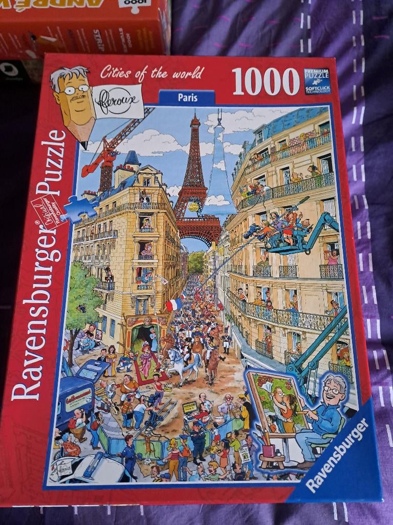 Diverse ravensburger fleroux puzzels, Ophalen of Verzenden, 500 t/m 1500 stukjes, Zo goed als nieuw, Legpuzzel
