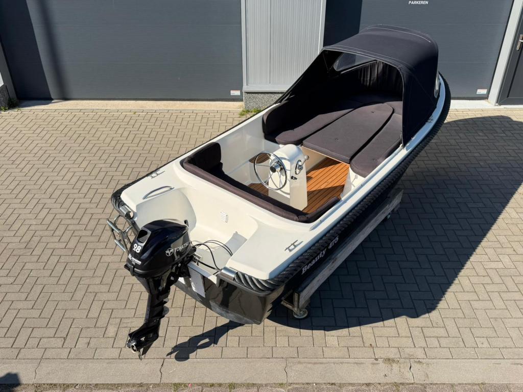 Nette Beauty 475 Sloep Compleet incl. Tohatsu 9.8PK 4-takt, Gebruikt, Wfwatersport@botenverhuurhoorn.nl, Nijverheidsweg 3F Grootebroek