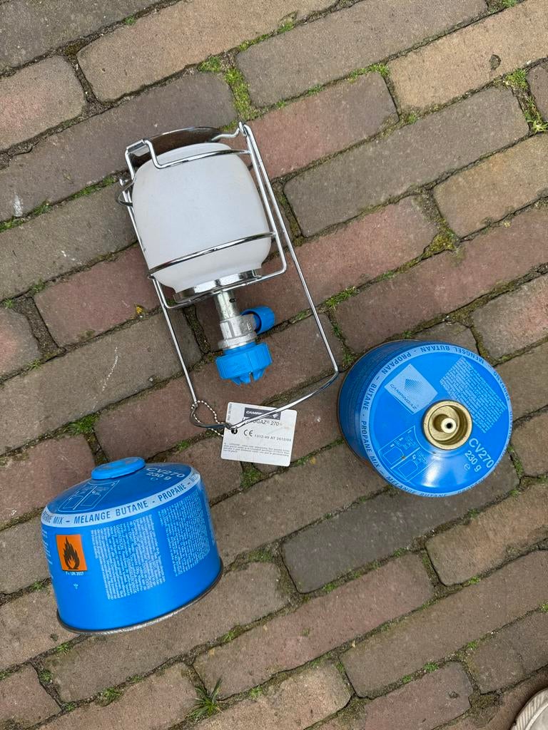 Campingaz Lumogaz 270 gaslampje, Ophalen of Verzenden, Gebruikt