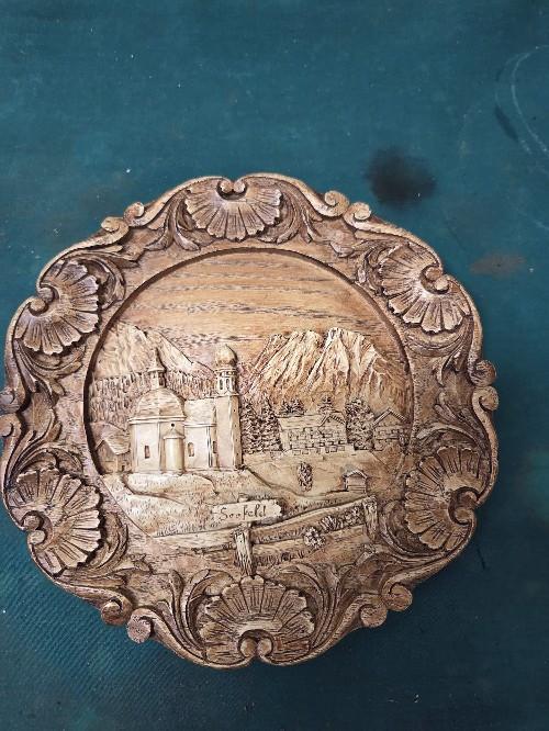 wandbord hout seefeld 3d vintage, Ophalen of Verzenden, 'T Olde Gre-j, Info@toldegrej.nl, Endepoelstraat 20f Didam