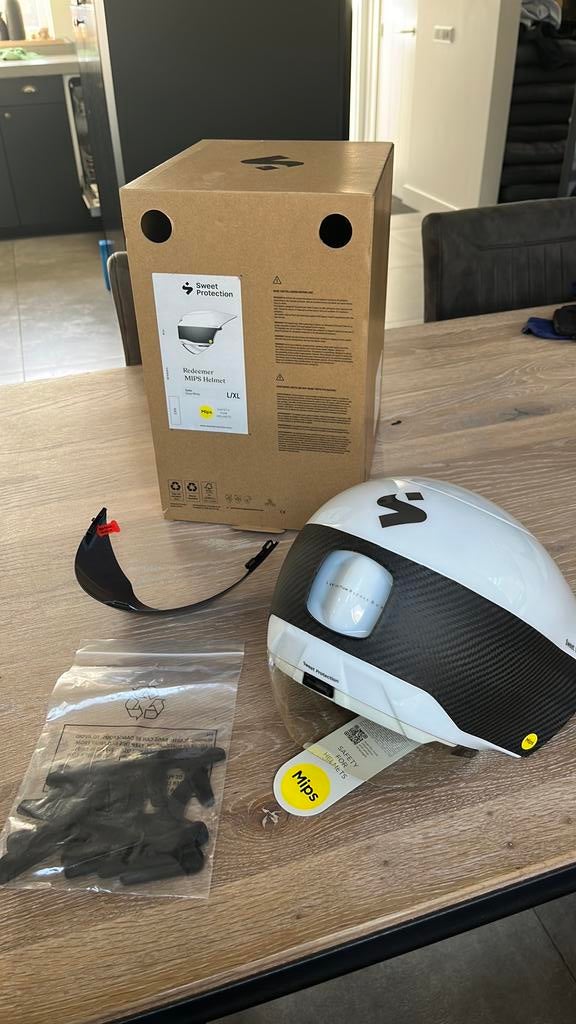 Sweet Protection Redeemer MIPS Helmet tijdrithelm nieuw L/XL, Fietsen en Brommers, Ophalen of Verzenden, Nieuw, L, Heer of Dame