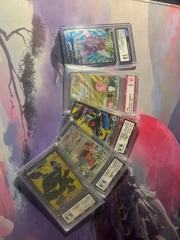 Graded pokemon kaarten, Hobby en Vrije tijd, Verzamelkaartspellen | Yu-gi-Oh!, Ophalen of Verzenden, Zo goed als nieuw