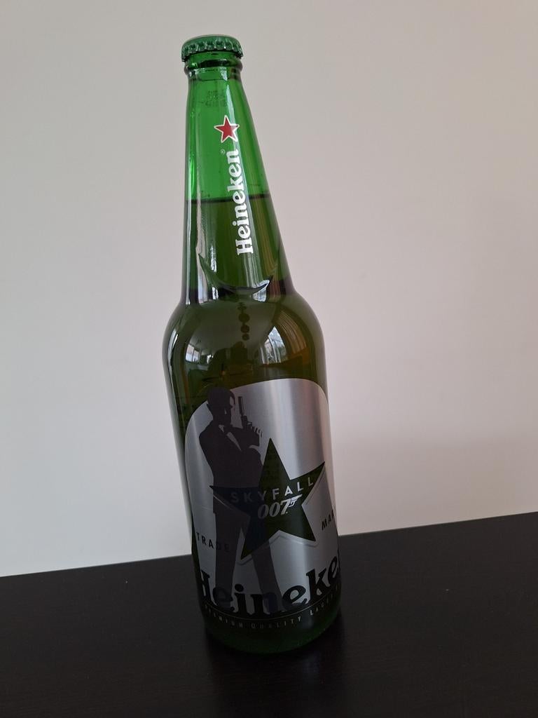 15. Heineken fles 1 liter, Ophalen of Verzenden, Nieuw, Flesje(s), Heineken