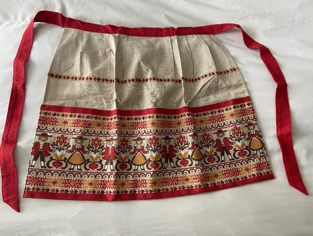 Vintage Schort Tirol Oostenrijk Weefkunst 1970 NIEUW, Antiek en Kunst, Ophalen of Verzenden