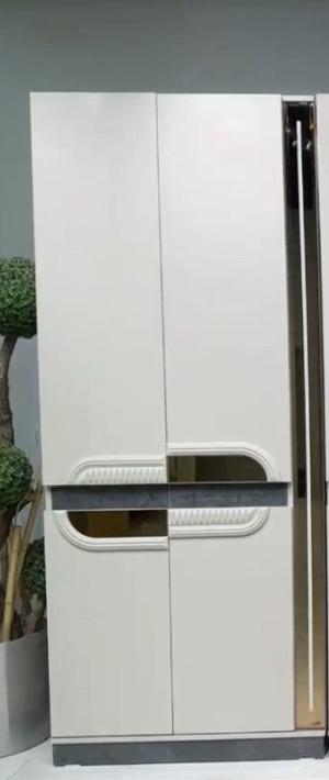Kledingkast nieuw met led lamp strip, Tuin en Terras, Ophalen of Verzenden, Zo goed als nieuw, Kunststof, Overige typen