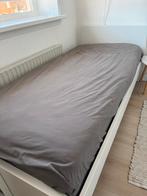 Eenpersoonsbed 90x200 cm met matras - Super kwaliteit!, Huis en Inrichting, Slaapkamer | Bedden, Ophalen, 90 cm, Eenpersoons, Wit