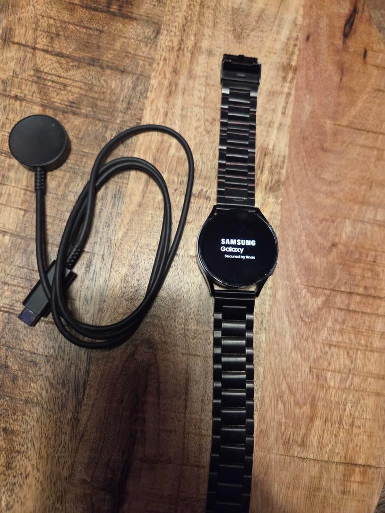 Samsung Galaxy Watch 6 met oplader, Gebruikt, Zwart, Ophalen of Verzenden, Samsung