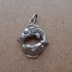 zilveren massief hanger/bedel sterrenbeeld vissen [336], Ophalen of Verzenden, Zo goed als nieuw, Kruis of Symbool, Zilver