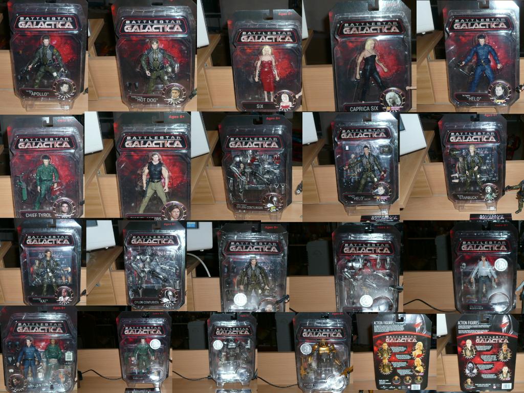 Unieke Battlestar Galactica Collectie: Alle Figuren, MOC, Verzamelen, Ophalen of Verzenden, Nieuw, Tv, Actiefiguur of Pop
