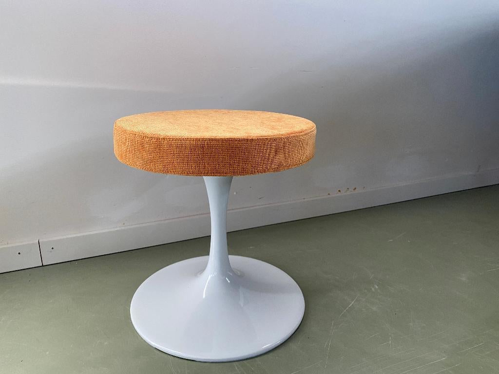 Tulip Eero Saarinen - poefje - Vintage oranje, Ophalen of Verzenden, Nieuw